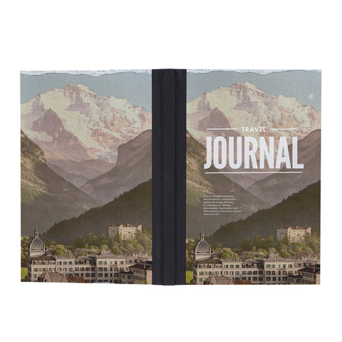 Notitieboekje A5 met travel journal opdruk - Schrijfblok A5 - Back To School Schrijfboek- Schoolspullen