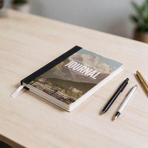 Notitieboekje A5 met travel journal opdruk - Schrijfblok A5 - Back To School Schrijfboek- Schoolspullen