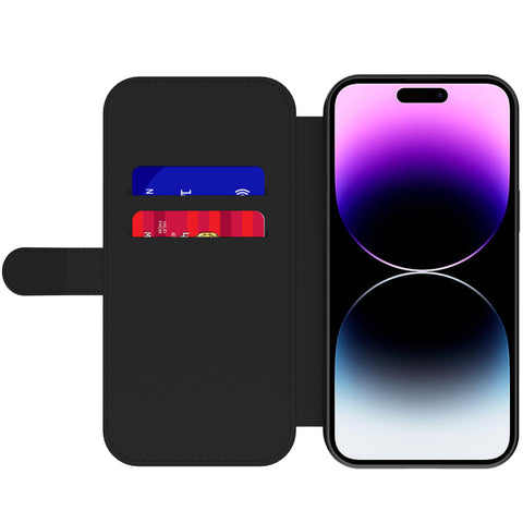 Ontwerp je eigen iPhone 14 Pro Max bookcase klaphoesje met eigen foto en pasjeshouder