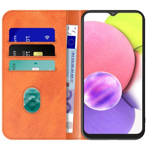 SamsungGalaxyA03s_portemonneebookcasetelefoonhoesjebruinmetmagnetischklepje_1