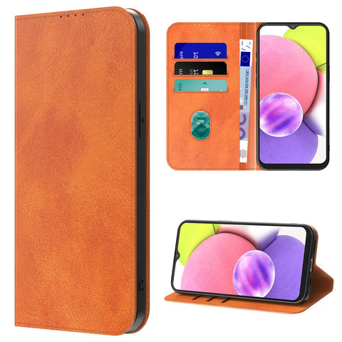 SamsungGalaxyA03s_portemonneebookcasetelefoonhoesjebruinmetmagnetischklepje_4