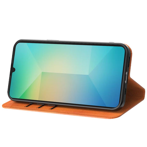 SamsungGalaxyA06_portemonneebookcasetelefoonhoesjebruinmetmagnetischklepje_2