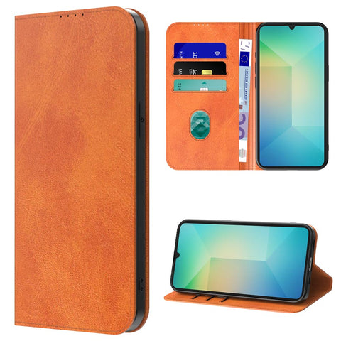 SamsungGalaxyA06_portemonneebookcasetelefoonhoesjebruinmetmagnetischklepje_4