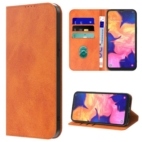SamsungGalaxyA10_portemonneebookcasetelefoonhoesjebruinmetmagnetischklepje_4