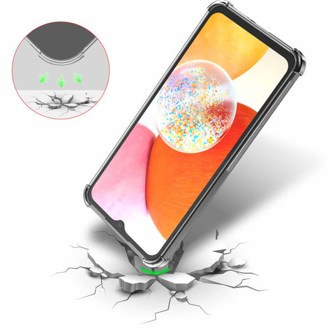 SamsungGalaxyA14telefoonhoesjemetpasjeshouderenstootrandtransparantProtX_5