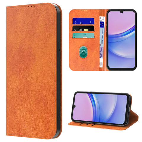 SamsungGalaxyA15portemonneebookcasetelefoonhoesjebruin_4