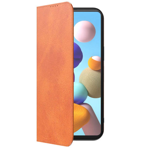 SamsungGalaxyA21s_portemonneebookcasetelefoonhoesjebruinmetmagnetischklepje_3