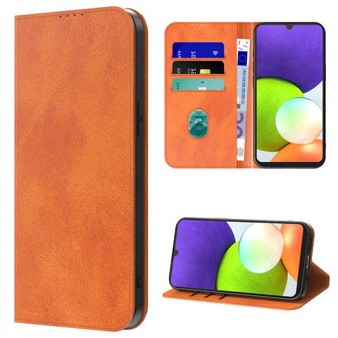 SamsungGalaxyA224G_portemonneebookcasetelefoonhoesjebruinmetmagnetischklepje_4
