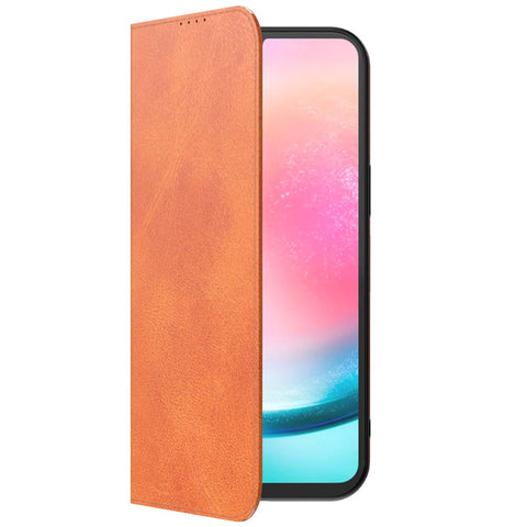 SamsungGalaxyA24_portemonneebookcasetelefoonhoesjebruinmetmagnetischklepje_3