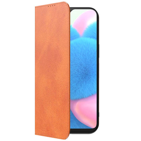 SamsungGalaxyA30s_portemonneebookcasetelefoonhoesjebruinmetmagnetischklepje_3
