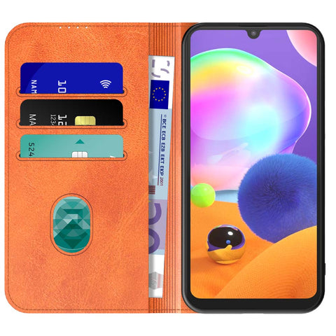 SamsungGalaxyA31_portemonneebookcasetelefoonhoesjebruinmetmagnetischklepje_1
