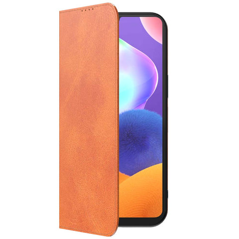 SamsungGalaxyA31_portemonneebookcasetelefoonhoesjebruinmetmagnetischklepje_3