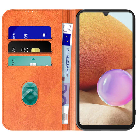 SamsungGalaxyA325G_portemonneebookcasetelefoonhoesjebruinmetmagnetischklepje_1