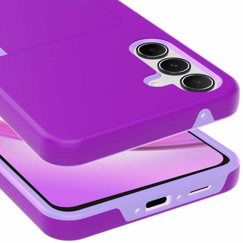 SamsungGalaxyA34telefoonhoesjemetpasjeshouderenstandaardpaarsProtX_2