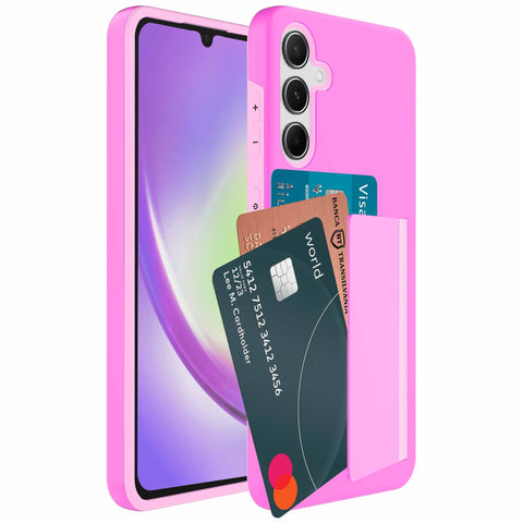 SamsungGalaxyA34telefoonhoesjemetpasjeshouderenstandaardrozeProtX_1