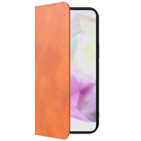 SamsungGalaxyA35_portemonneebookcasetelefoonhoesjebruinmetmagnetischklepje_3