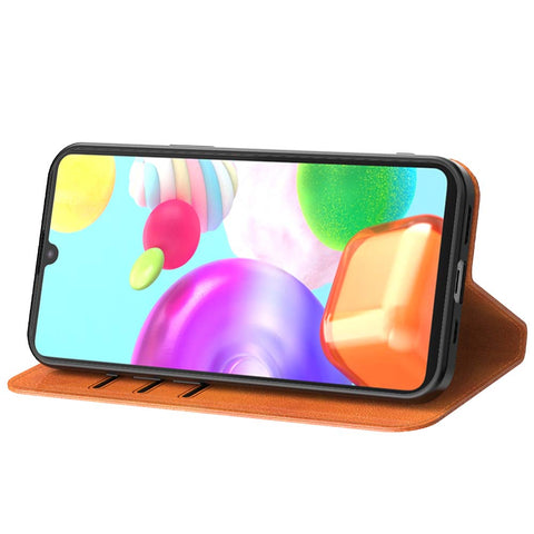 SamsungGalaxyA41_portemonneebookcasetelefoonhoesjebruinmetmagnetischklepje_2