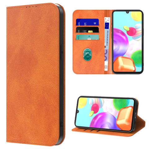 SamsungGalaxyA41_portemonneebookcasetelefoonhoesjebruinmetmagnetischklepje_4