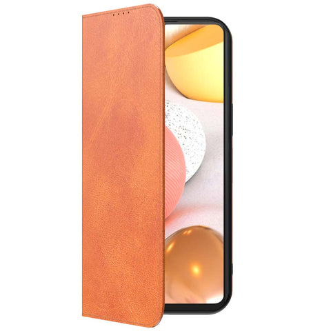 SamsungGalaxyA425G_portemonneebookcasetelefoonhoesjebruinmetmagnetischklepje_3