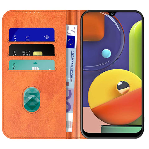 SamsungGalaxyA50s_portemonneebookcasetelefoonhoesjebruinmetmagnetischklepje_1