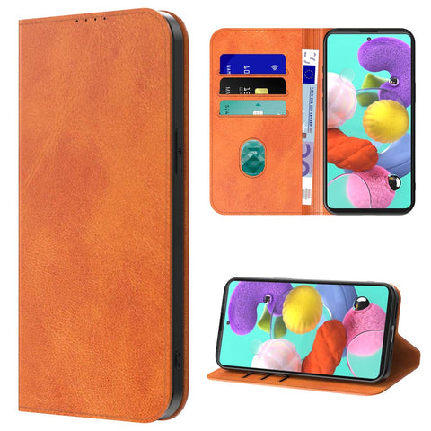 SamsungGalaxyA51_portemonneebookcasetelefoonhoesjebruinmetmagnetischklepje_4