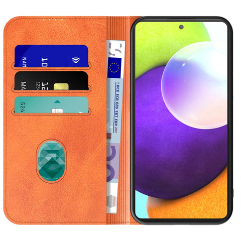 SamsungGalaxyA52_portemonneebookcasetelefoonhoesjebruinmetmagnetischklepje_1