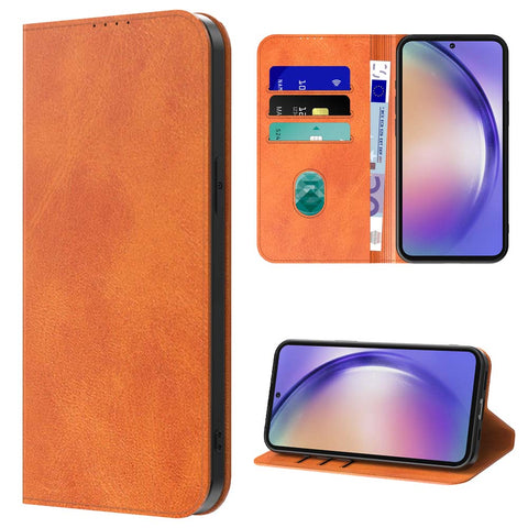 SamsungGalaxyA54_portemonneebookcasetelefoonhoesjebruinmetmagnetischklepje_4