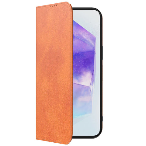 SamsungGalaxyA55_portemonneebookcasetelefoonhoesjebruinmetmagnetischklepje_3
