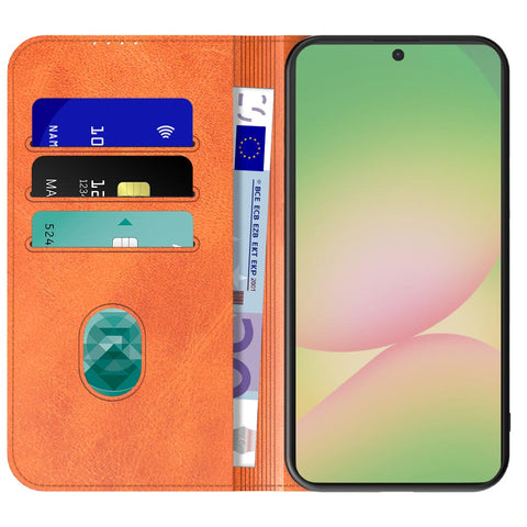 SamsungGalaxyA56_portemonneebookcasetelefoonhoesjebruinmetmagnetischklepje_1