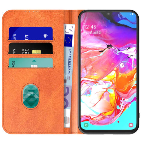 SamsungGalaxyA70_portemonneebookcasetelefoonhoesjebruinmetmagnetischklepje_1