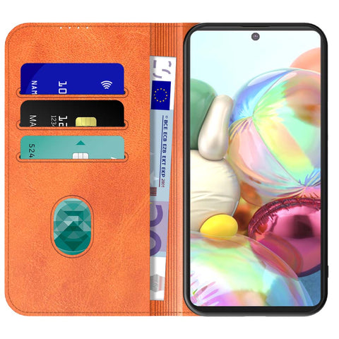 SamsungGalaxyA71_portemonneebookcasetelefoonhoesjebruinmetmagnetischklepje_1