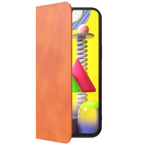 SamsungGalaxyM31_portemonneebookcasetelefoonhoesjebruinmetmagnetischklepje_3