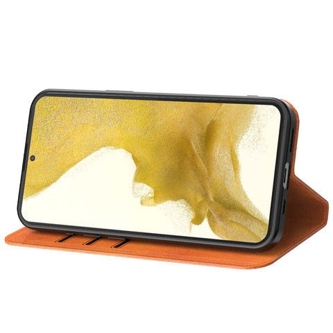 SamsungGalaxyS22Plus_portemonneebookcasetelefoonhoesjebruinmetmagnetischklepje_2