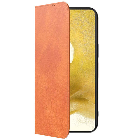 SamsungGalaxyS22_portemonneebookcasetelefoonhoesjebruinmetmagnetischklepje_3