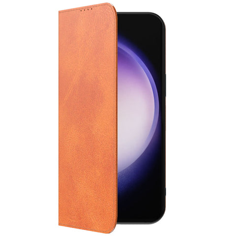 SamsungGalaxyS23Ultra_portemonneebookcasetelefoonhoesjebruinmetmagnetischklepje_3