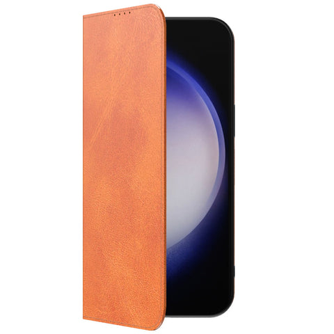SamsungGalaxyS23_portemonneebookcasetelefoonhoesjebruinmetmagnetischklepje_3