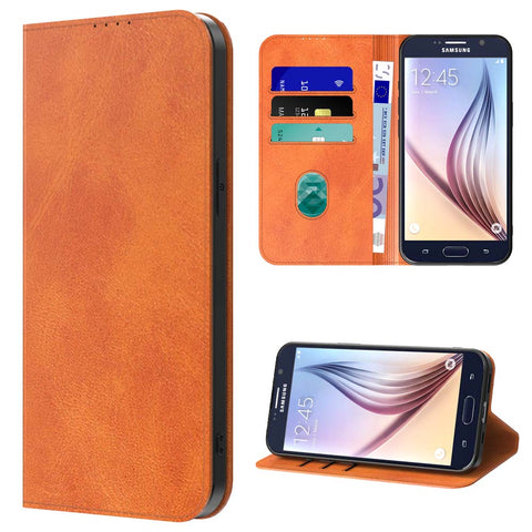 SamsungGalaxyS6_portemonneebookcasetelefoonhoesjebruinmetmagnetischklepje_4