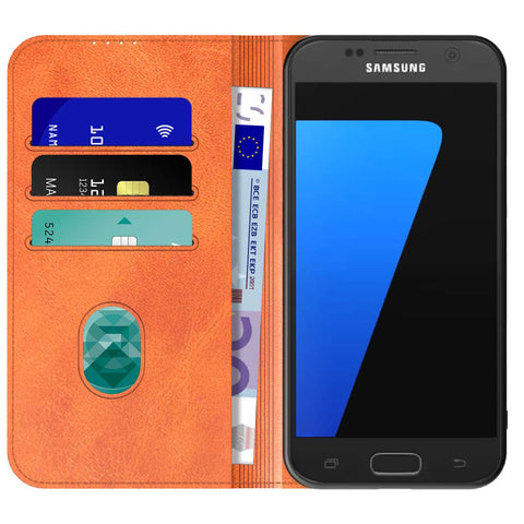 SamsungGalaxyS7_portemonneebookcasetelefoonhoesjebruinmetmagnetischklepje_1