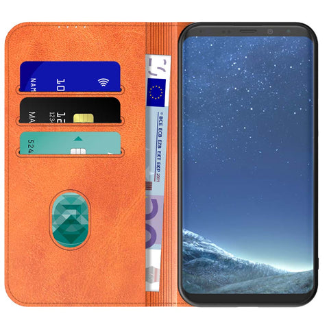 SamsungGalaxyS8Plus_portemonneebookcasetelefoonhoesjebruinmetmagnetischklepje_1