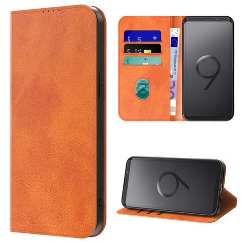 SamsungGalaxyS9_portemonneebookcasetelefoonhoesjebruinmetmagnetischklepje_4