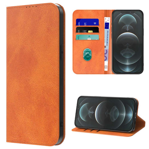 iPhone12ProMax_portemonneebookcasetelefoonhoesjebruinmetmagnetischklepje_4