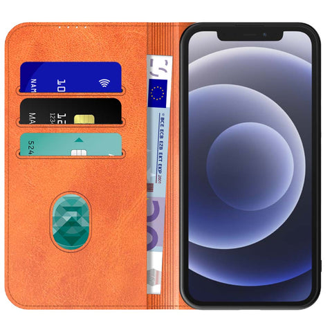iPhone12_portemonneebookcasetelefoonhoesjebruinmetmagnetischklepje_1