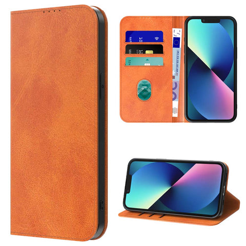 iPhone13Mini_portemonneebookcasetelefoonhoesjebruinmetmagnetischklepje_4