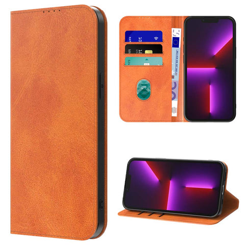 iPhone13Pro_portemonneebookcasetelefoonhoesjebruinmetmagnetischklepje_4