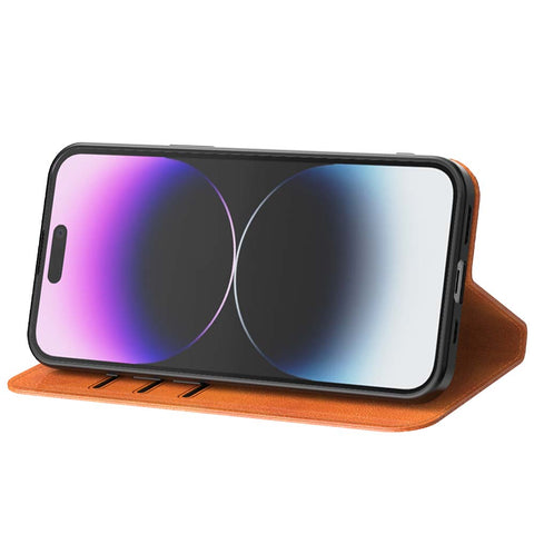 iPhone14ProMax_portemonneebookcasetelefoonhoesjebruinmetmagnetischklepje_2