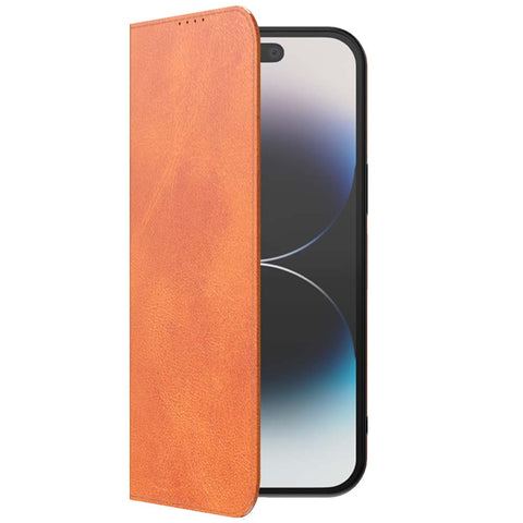 iPhone14Pro_portemonneebookcasetelefoonhoesjebruinmetmagnetischklepje_3