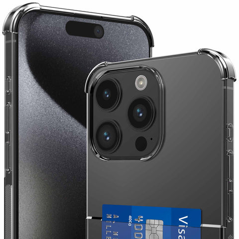iPhone15ProtelefoonhoesjetransparantmetpasjeshouderenstootrandProtX_2