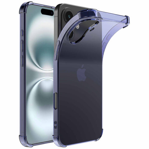 iPhone16telefoonhoesjeShockProofdonkerblauwtransparantmetstootrandProtX_1