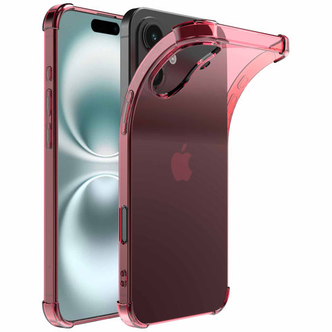 iPhone16telefoonhoesjeShockProofroodtransparantmetstootrandProtX_1