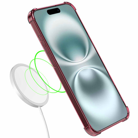 iPhone16telefoonhoesjeShockProofroodtransparantmetstootrandProtX_3
